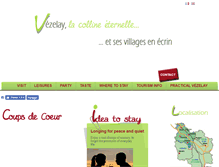 Tablet Screenshot of en.vezelaytourisme.com